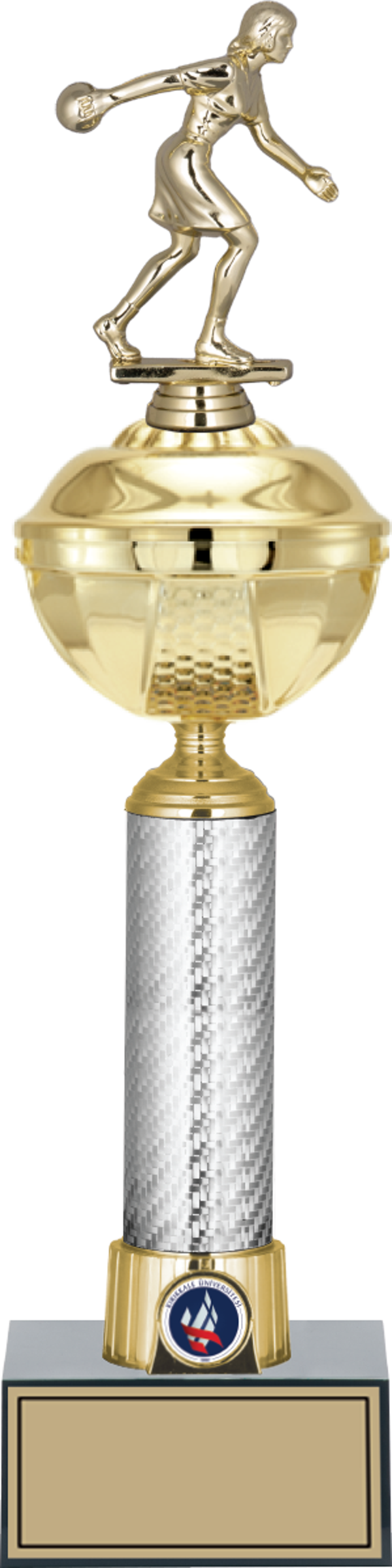 ODAK KUPA - Figürlü Kupalar - Bowling Kadın Figürlü Kupalar FG-057 A - 45 cm - Image 1