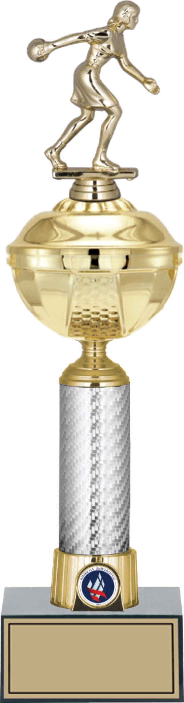 ODAK KUPA - Figürlü Kupalar - Bowling Kadın Figürlü Kupalar FG-057 B - 42 cm - Image 1