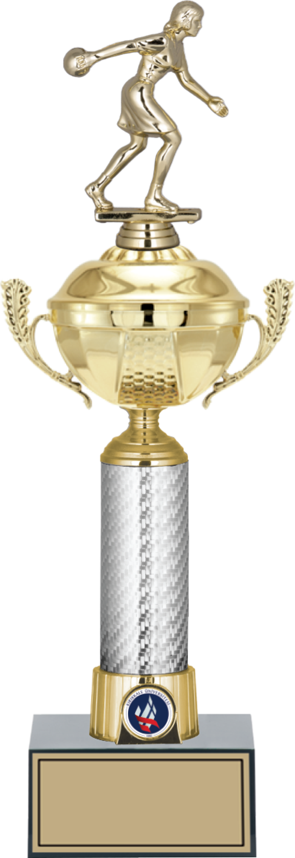 ODAK KUPA - Figürlü Kupalar - Bowling Kadın Figürlü Kupalar FG-058 B - 42 cm - Image 1