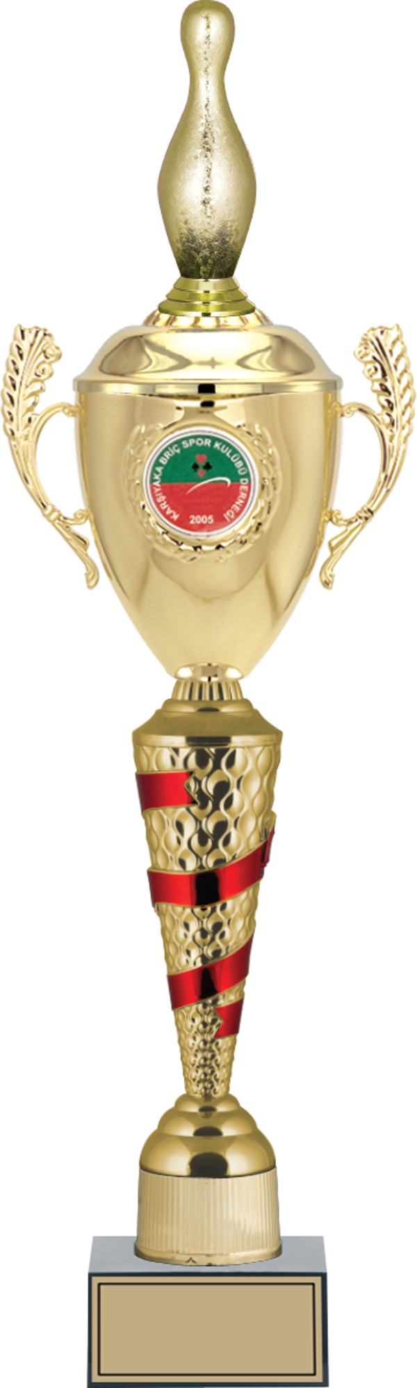 ODAK KUPA - Figürlü Kupalar - Bowling / Pin Figürlü Kupalar FG-084 B - 63 cm - Image 1