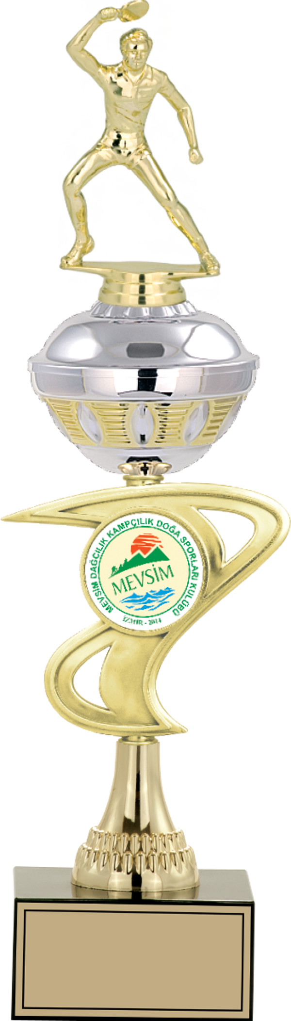ODAK KUPA - Figürlü Kupalar - Masa Tenisi Erkek Figürlü Kupalar FG-065 C - 43 cm - Image 1