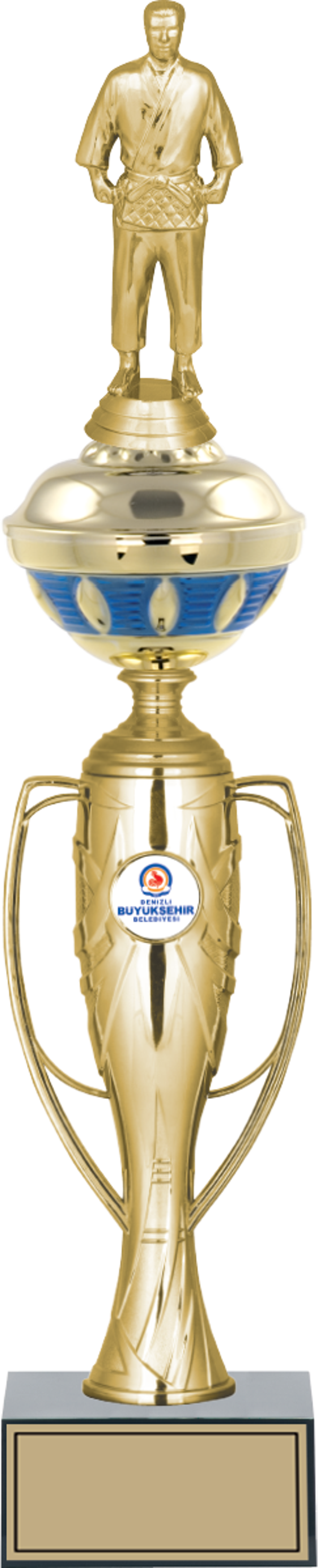 ODAK KUPA - Figürlü Kupalar - Judo / Karate Figürlü Kupalar FG-074 C - 49 cm - Image 1
