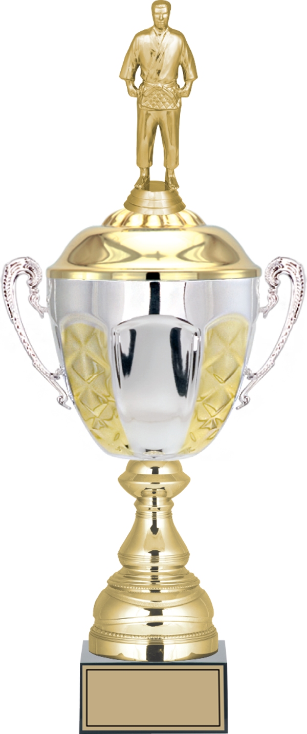 ODAK KUPA - Figürlü Kupalar - Judo / Karate Figürlü Kupalar FG-087 A - 50 cm - Image 1