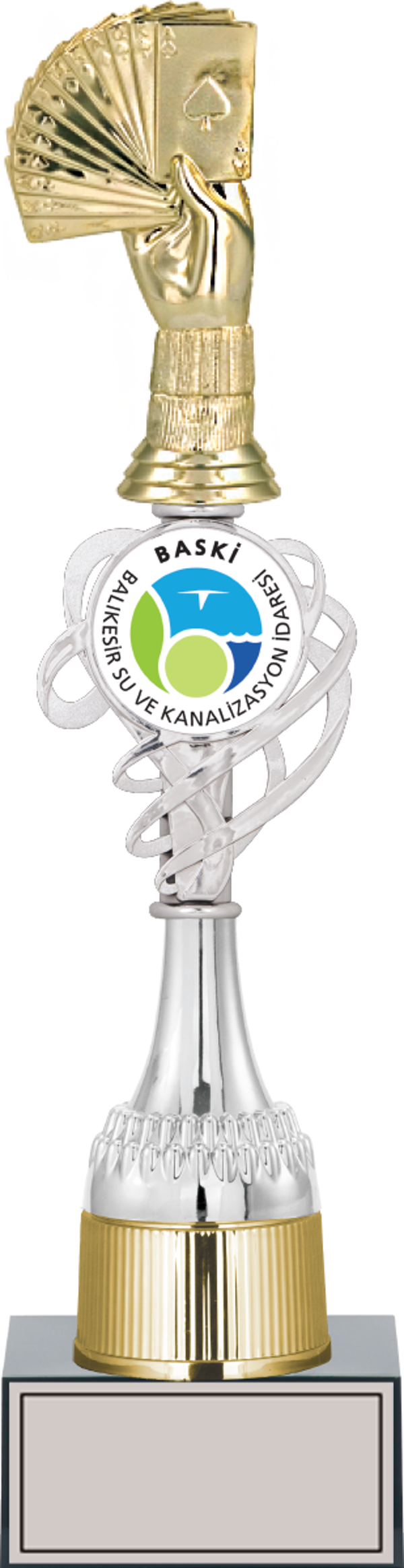 ODAK KUPA - Figürlü Kupalar - Briç Figürlü Kupalar FG-036 B - 39 cm - Image 1