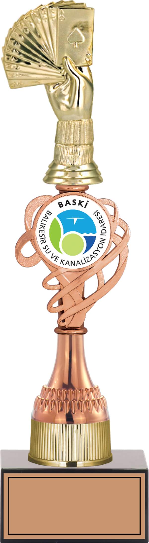 ODAK KUPA - Figürlü Kupalar - Briç Figürlü Kupalar FG-036 C - 36 cm - Image 1