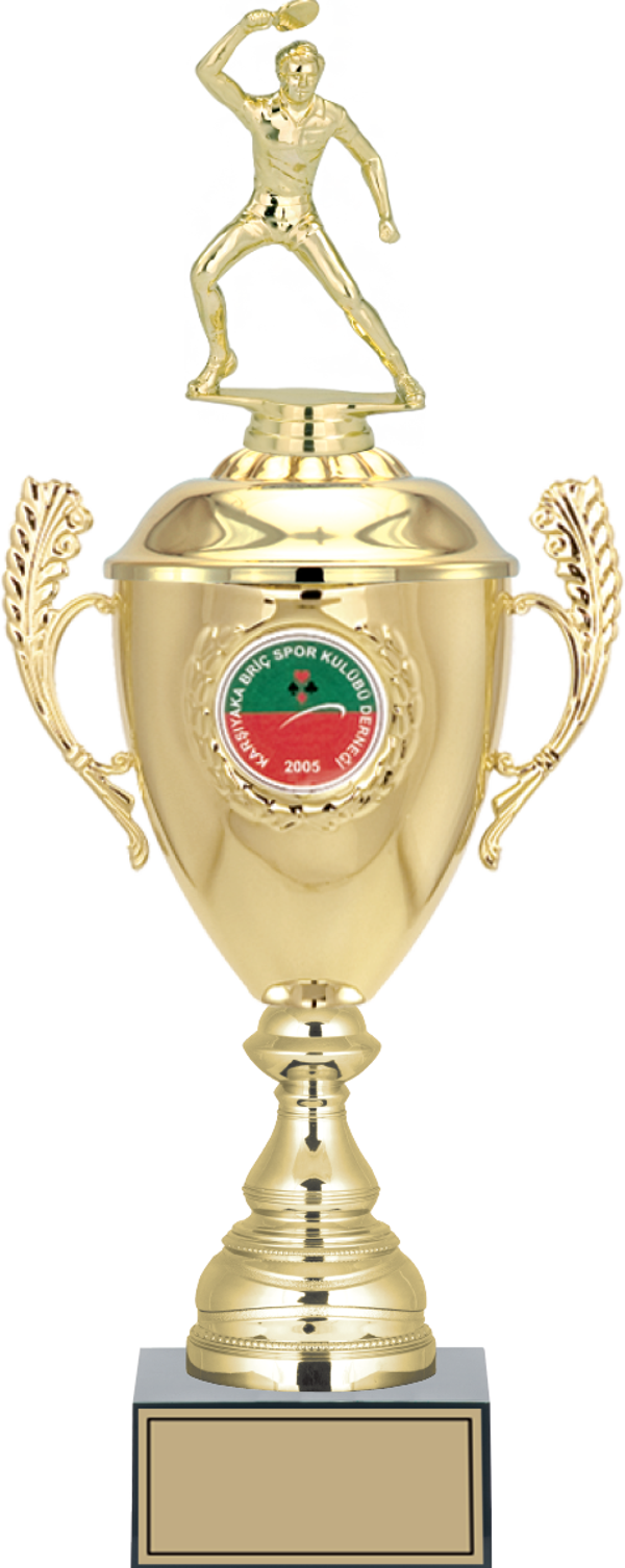 ODAK KUPA - Figürlü Kupalar - Masa Tenisi Erkek Figürlü Kupalar FG-080 C - 46 cm - Image 1