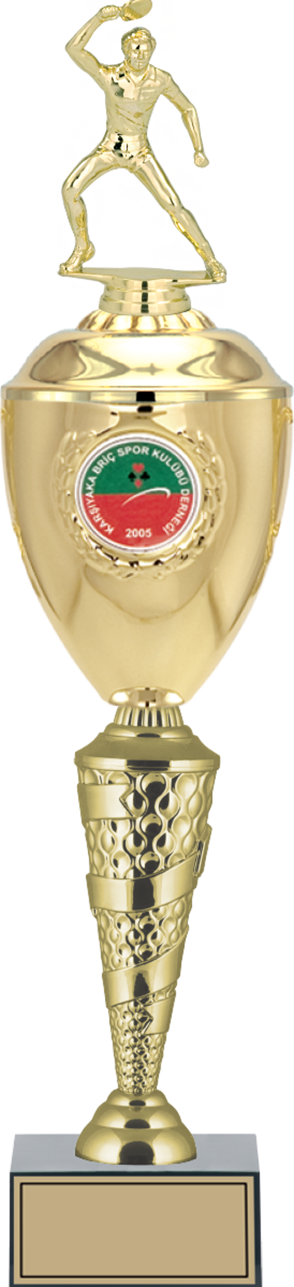 ODAK KUPA - Figürlü Kupalar - Masa Tenisi Erkek Figürlü Kupalar FG-081 C - 55 cm - Image 1