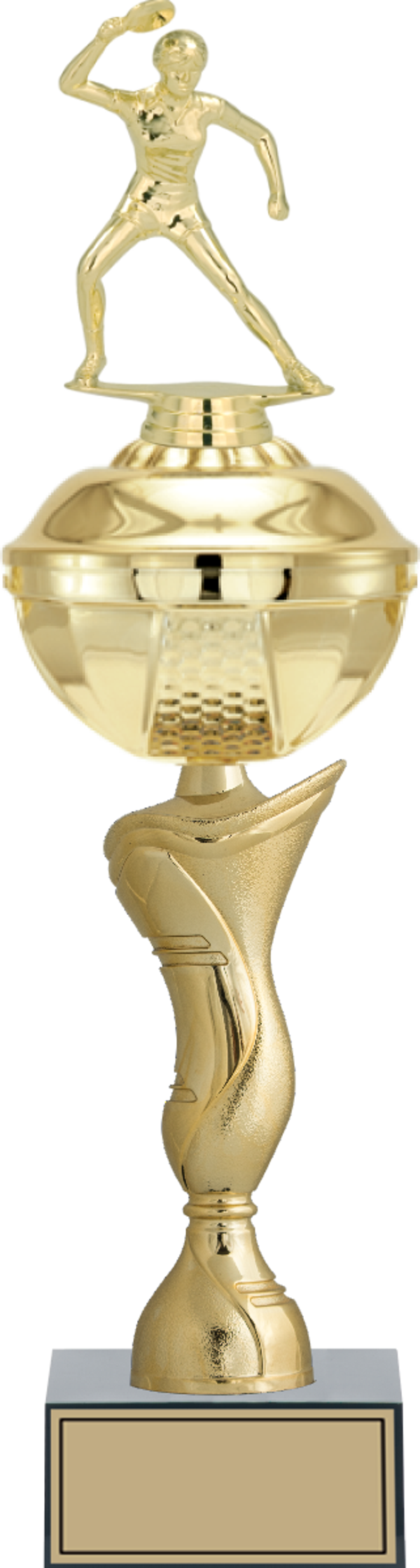 ODAK KUPA - Figürlü Kupalar - Masa Tenisi Kadın Figürlü Kupalar FG-069 A - 49 cm - Image 1