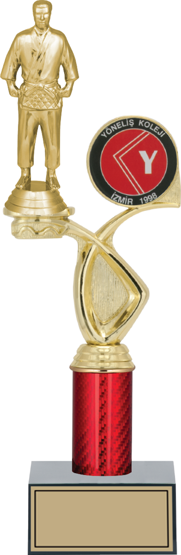 ODAK KUPA - Figürlü Kupalar - Judo / Karate Figürlü Kupalar FG-016 C - 35 cm - Image 1