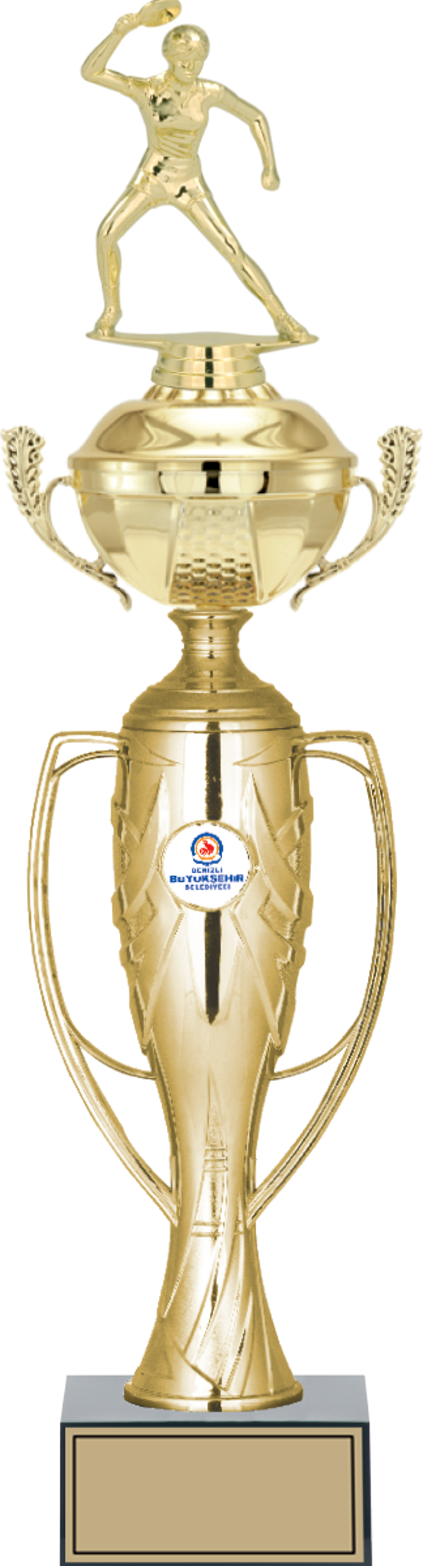 ODAK KUPA - Figürlü Kupalar - Masa Tenisi Kadın Figürlü Kupalar FG-072 B - 49 cm - Image 1