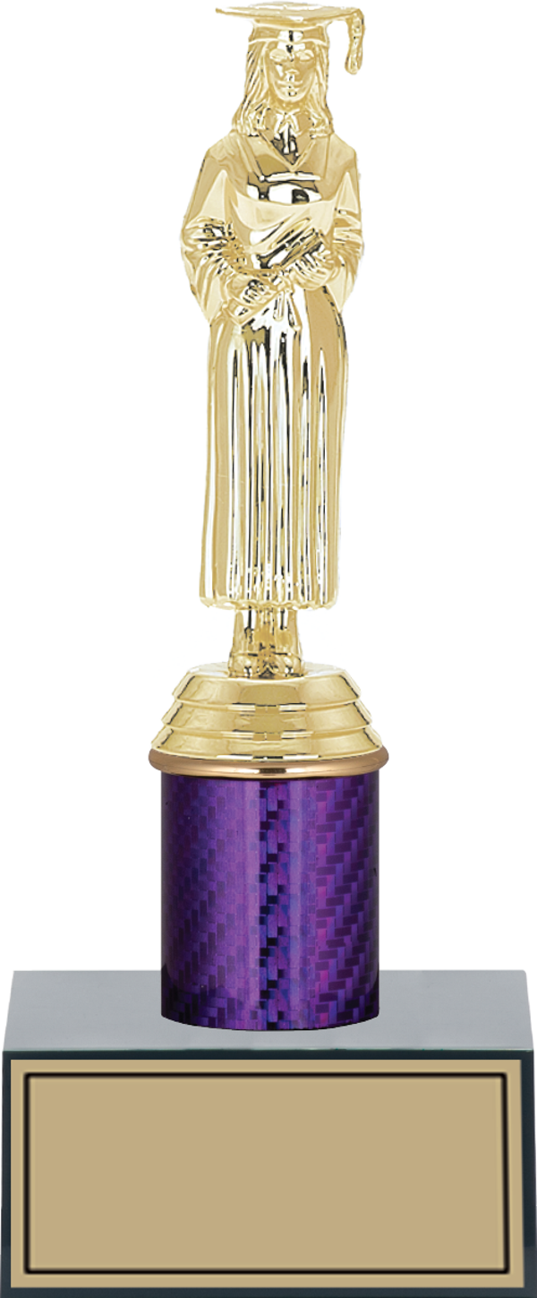 ODAK KUPA - Figürlü Kupalar - Mezuniyet Kadın Figürlü Kupalar FG-002 B - 23 cm - Image 1