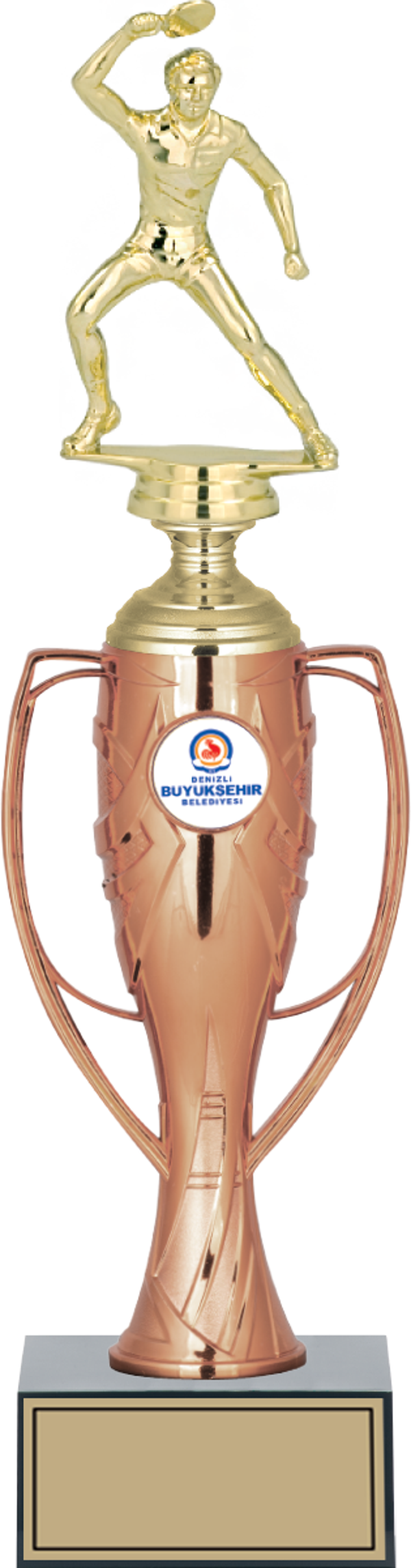 ODAK KUPA - Figürlü Kupalar - Masa Tenisi Erkek Figürlü Kupalar FG-025 C - 36 cm - Image 1