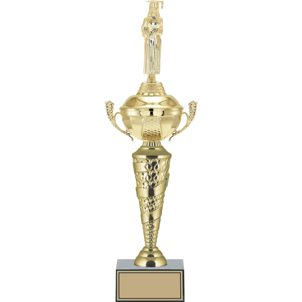 ODAK KUPA - Figürlü Kupalar - Mezuniyet Kadın Figürlü Kupalar FG-076 C - 46 cm - Image 1