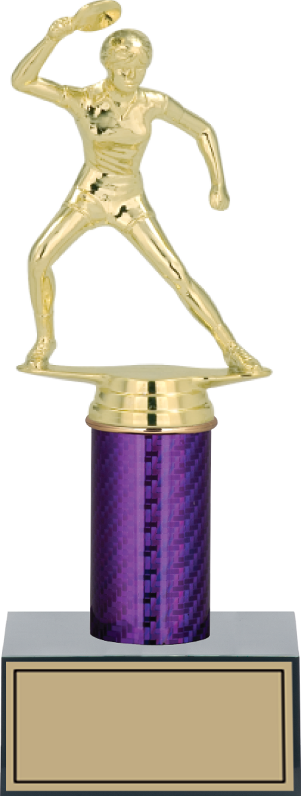 ODAK KUPA - Figürlü Kupalar - Masa Tenisi Kadın Figürlü Kupalar FG-002 A - 24 cm - Image 1