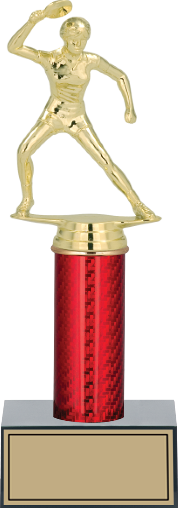 ODAK KUPA - Figürlü Kupalar - Masa Tenisi Kadın Figürlü Kupalar FG-004 A - 27 cm - Image 1