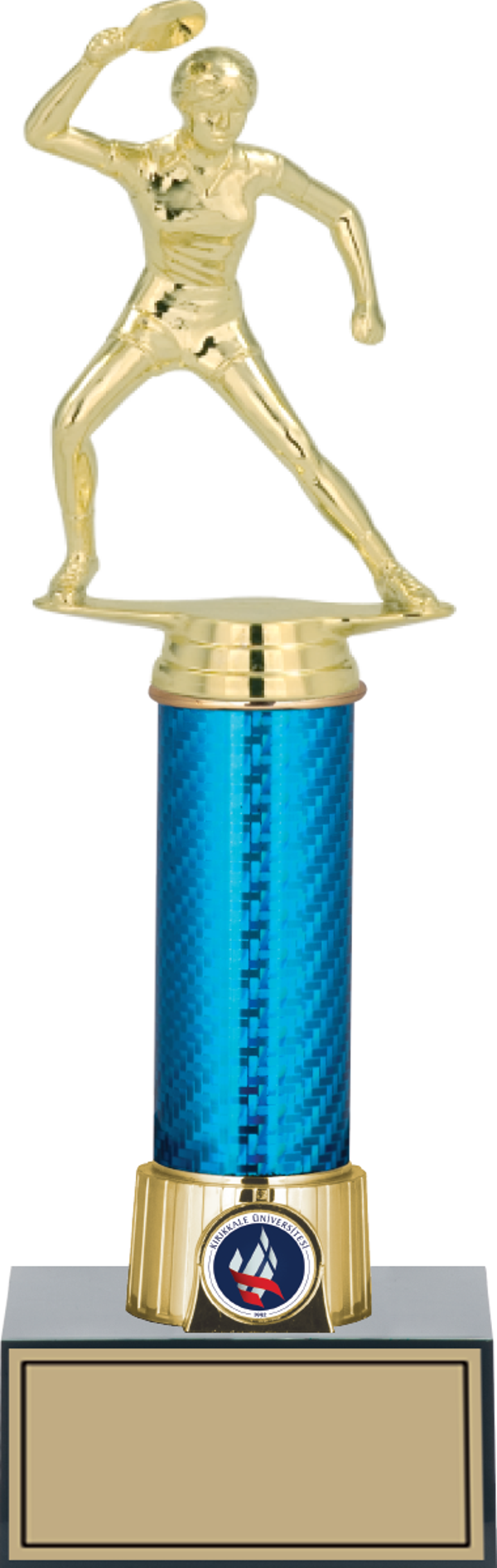ODAK KUPA - Figürlü Kupalar - Masa Tenisi Kadın Figürlü Kupalar FG-005 A - 30 cm - Image 1