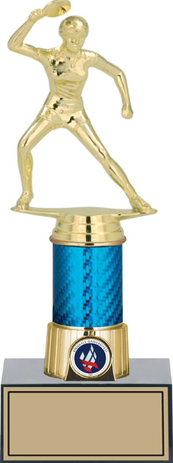 ODAK KUPA - Figürlü Kupalar - Masa Tenisi Kadın Figürlü Kupalar FG-005 C - 25 cm - Image 1