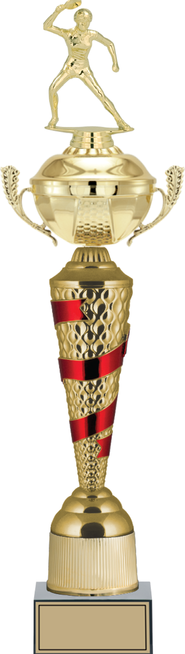 ODAK KUPA - Figürlü Kupalar - Masa Tenisi Kadın Figürlü Kupalar FG-078 A - 57 cm - Image 1