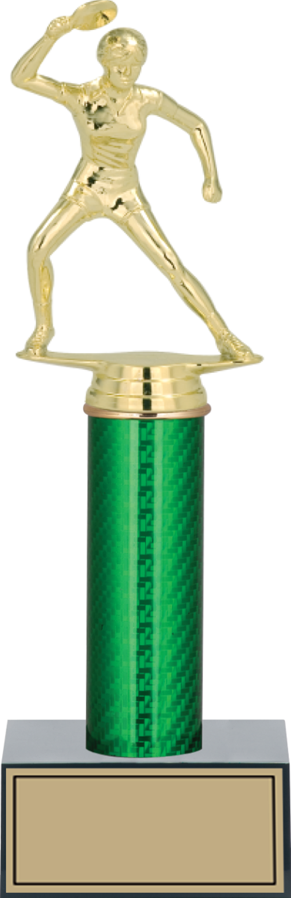 ODAK KUPA - Figürlü Kupalar - Masa Tenisi Kadın Figürlü Kupalar FG-006 A - 29 cm - Image 1