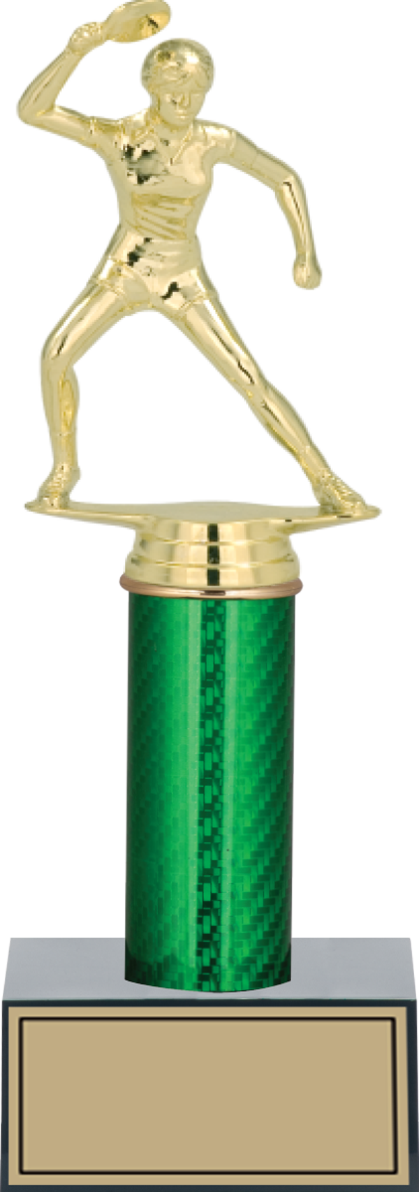 ODAK KUPA - Figürlü Kupalar - Masa Tenisi Kadın Figürlü Kupalar FG-006 B - 27 cm - Image 1