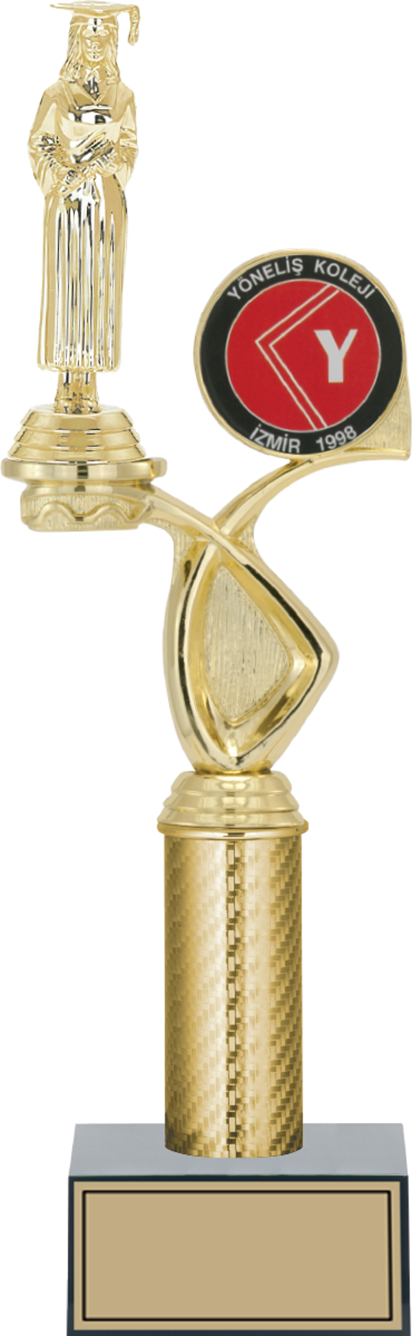 ODAK KUPA - Figürlü Kupalar - Mezuniyet Kadın Figürlü Kupalar FG-015 B - 37 cm - Image 1