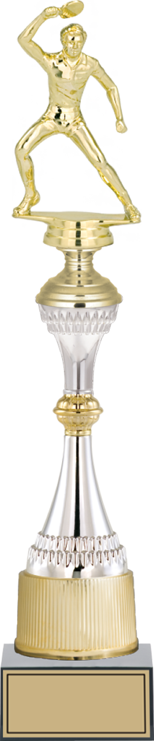 ODAK KUPA - Figürlü Kupalar - Masa Tenisi Erkek Figürlü Kupalar FG-032 A - 44 cm - Image 1