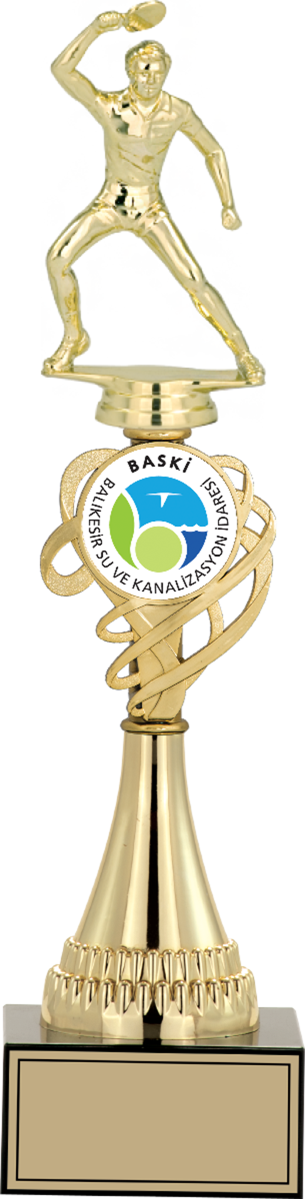 ODAK KUPA - Figürlü Kupalar - Masa Tenisi Erkek Figürlü Kupalar FG-034 A - 37 cm - Image 1