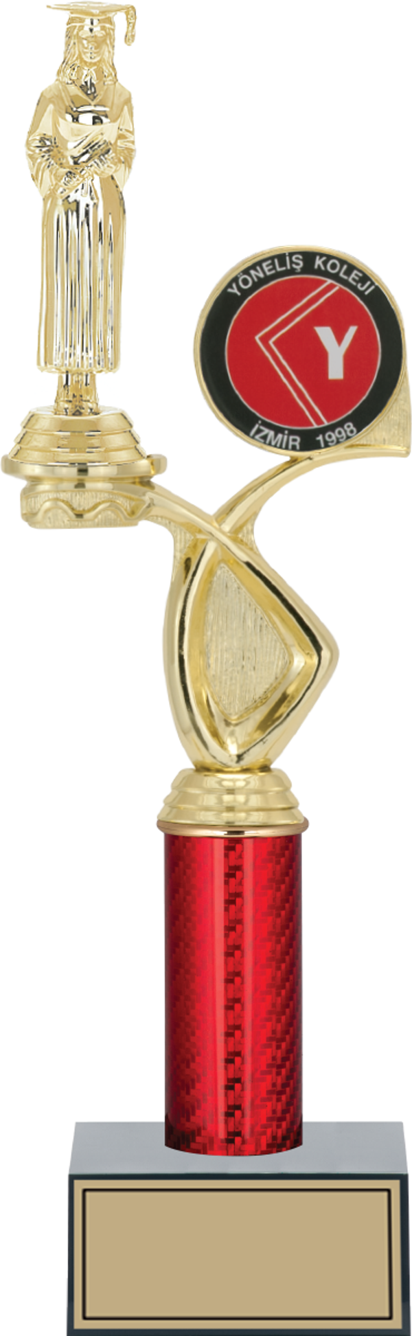 ODAK KUPA - Figürlü Kupalar - Mezuniyet Kadın Figürlü Kupalar FG-016 B - 37 cm - Image 1