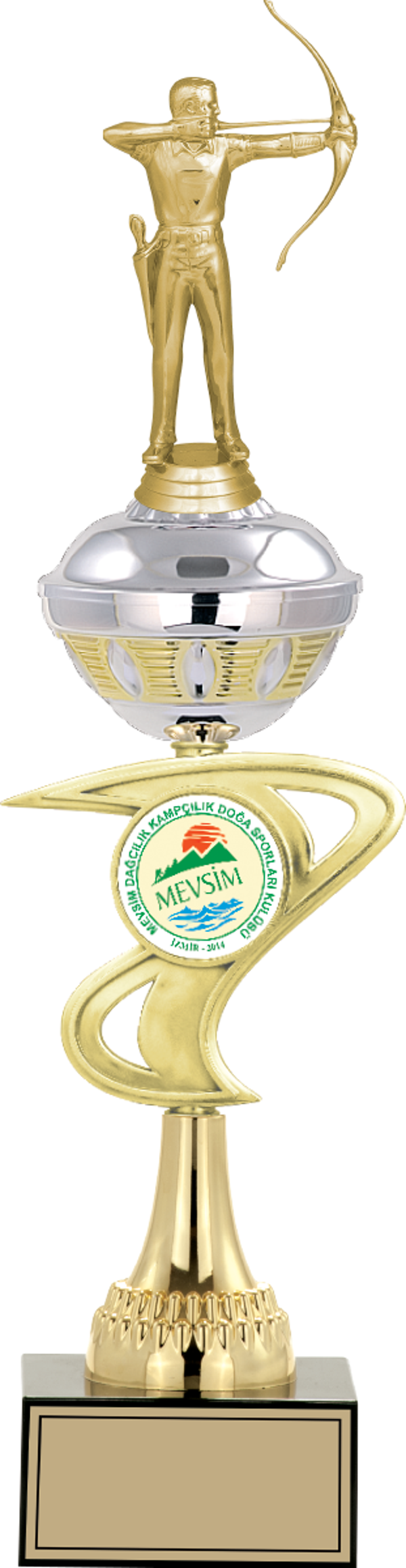ODAK KUPA - Figürlü Kupalar - Okçu Figürlü Kupalar FG-065 B - 46 cm - Image 1