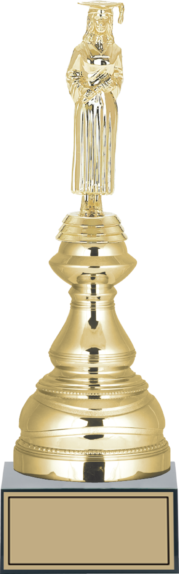 ODAK KUPA - Figürlü Kupalar - Mezuniyet Kadın Figürlü Kupalar FG-023 A - 32 cm - Image 1