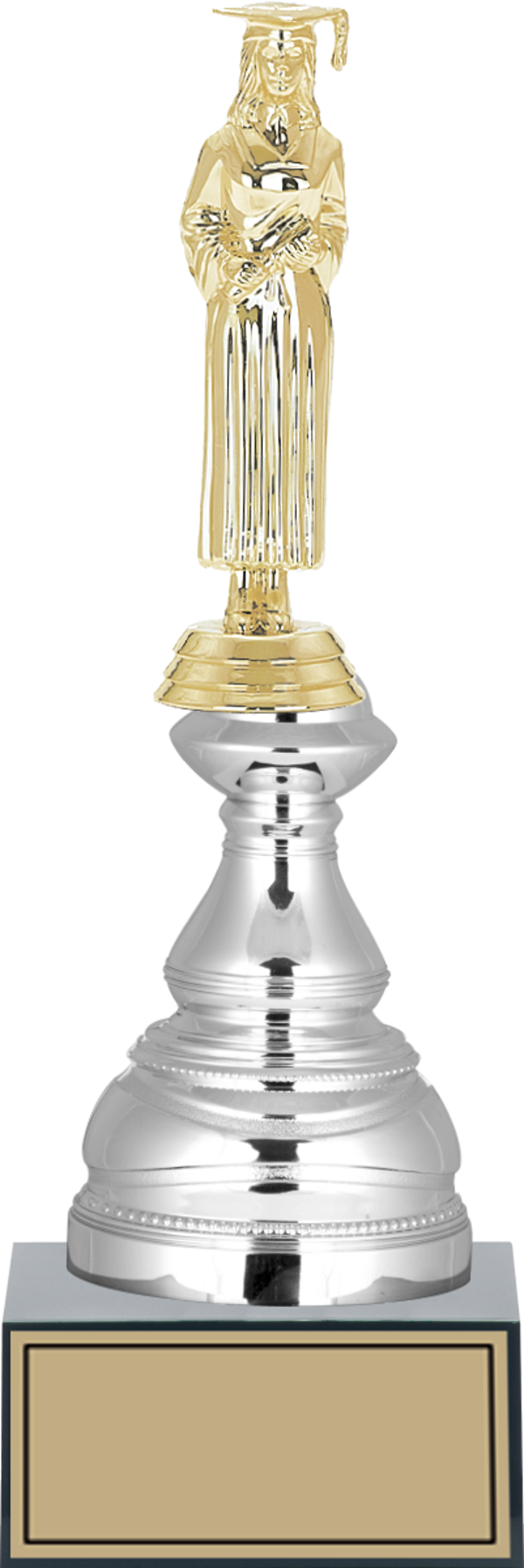 ODAK KUPA - Figürlü Kupalar - Mezuniyet Kadın Figürlü Kupalar FG-024 B - 31 cm - Image 1