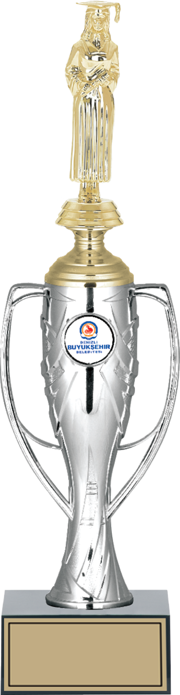 ODAK KUPA - Figürlü Kupalar - Mezuniyet Kadın Figürlü Kupalar FG-025 B - 38 cm - Image 1