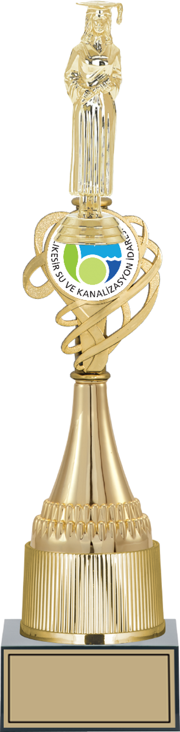 ODAK KUPA - Figürlü Kupalar - Mezuniyet Kadın Figürlü Kupalar FG-033 A - 43 cm - Image 1