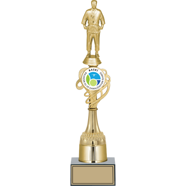 ODAK KUPA - Figürlü Kupalar - Judo / Karate Figürlü Kupalar FG-033 B - 41 cm - Image 1