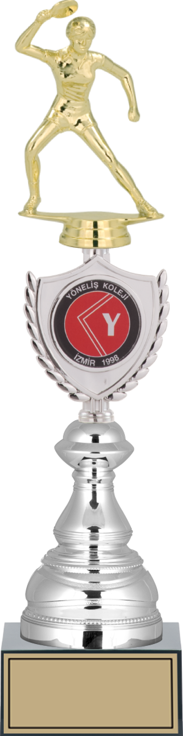 ODAK KUPA - Figürlü Kupalar - Masa Tenisi Kadın Figürlü Kupalar FG-035 B - 39 cm - Image 1