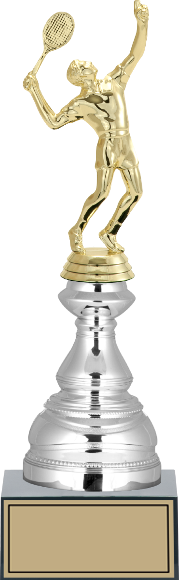 ODAK KUPA - Figürlü Kupalar - Tenis Erkek Figürlü Kupalar FG-024 B - 32 cm - Image 1