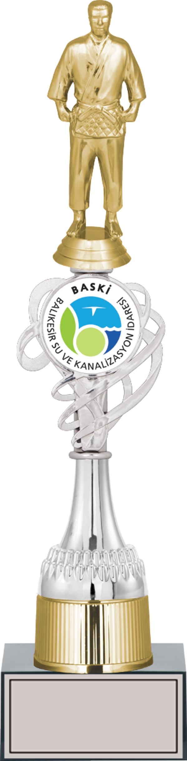 ODAK KUPA - Figürlü Kupalar - Judo / Karate Figürlü Kupalar FG-036 B - 41 cm - Image 1