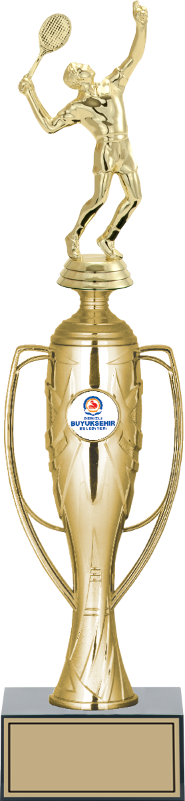 ODAK KUPA - Figürlü Kupalar - Tenis Erkek Figürlü Kupalar FG-025 A - 39 cm - Image 1