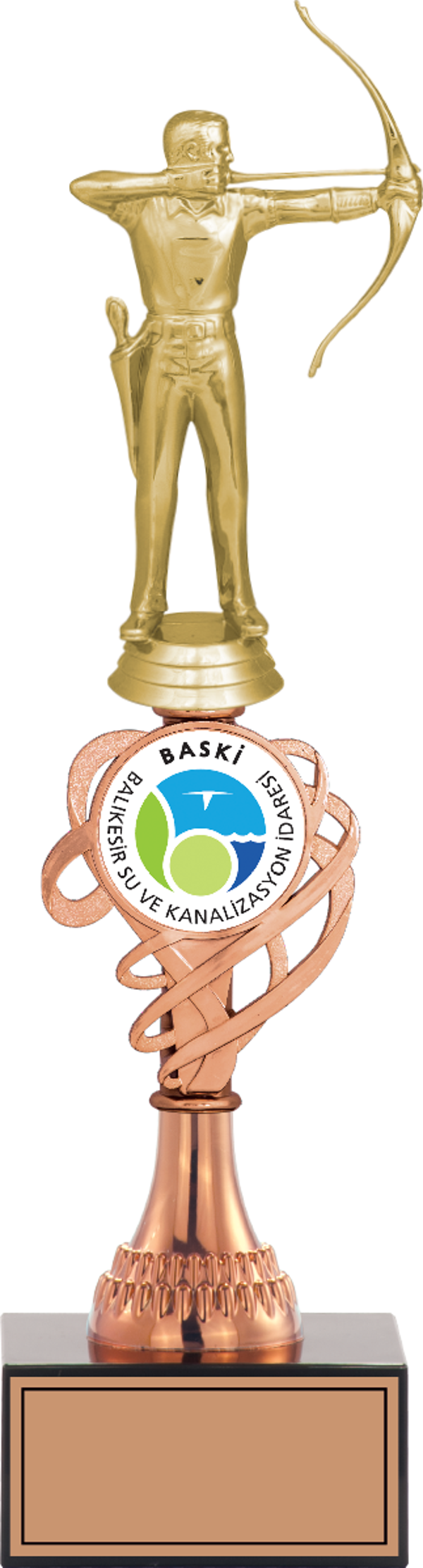 ODAK KUPA - Figürlü Kupalar - Okçu Figürlü Kupalar FG-034 C - 35 cm - Image 1