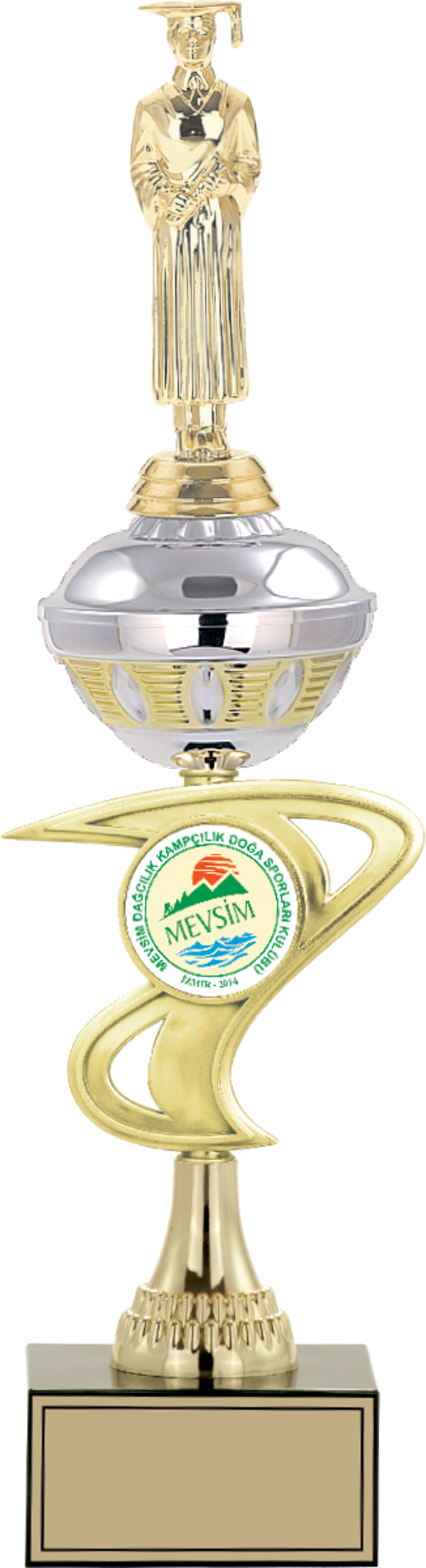 ODAK KUPA - Figürlü Kupalar - Mezuniyet Erkek Figürlü Kupalar FG-065 C - 44 cm - Image 1