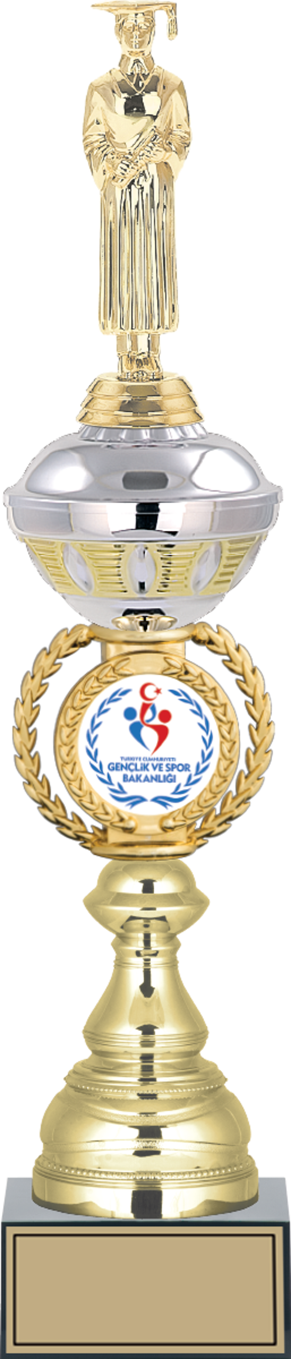 ODAK KUPA - Figürlü Kupalar - Mezuniyet Erkek Figürlü Kupalar FG-066 B - 47 cm - Image 1