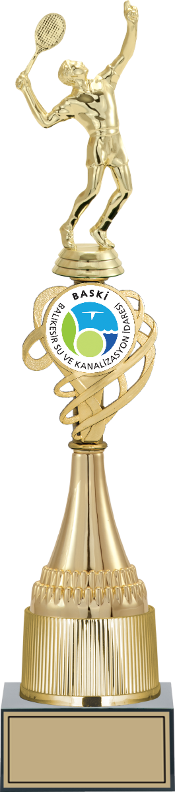 ODAK KUPA - Figürlü Kupalar - Tenis Erkek Figürlü Kupalar FG-033 A - 44 cm - Image 1