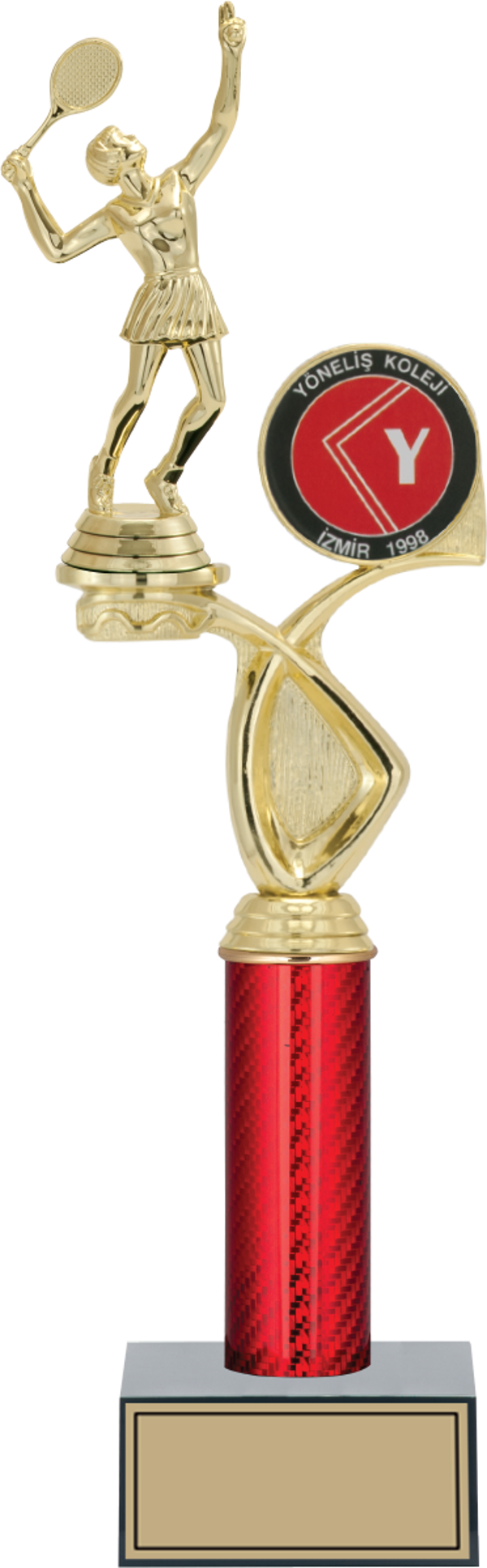 ODAK KUPA - Figürlü Kupalar - Tenis Kadın Figürlü Kupalar FG-016 A - 41 cm - Image 1