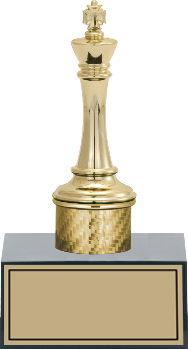 ODAK KUPA - Figürlü Kupalar - Satranç Figürlü Kupalar FG-001 B - 17 cm - Image 1