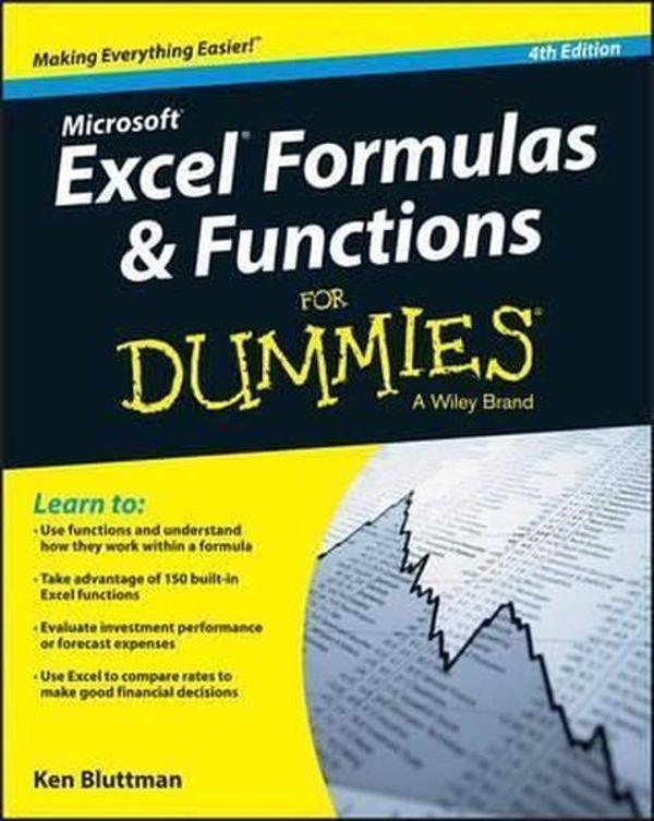 Excel Formulas and Functions For Dummies 4th Edition - John Wiley and Sons - Image 1