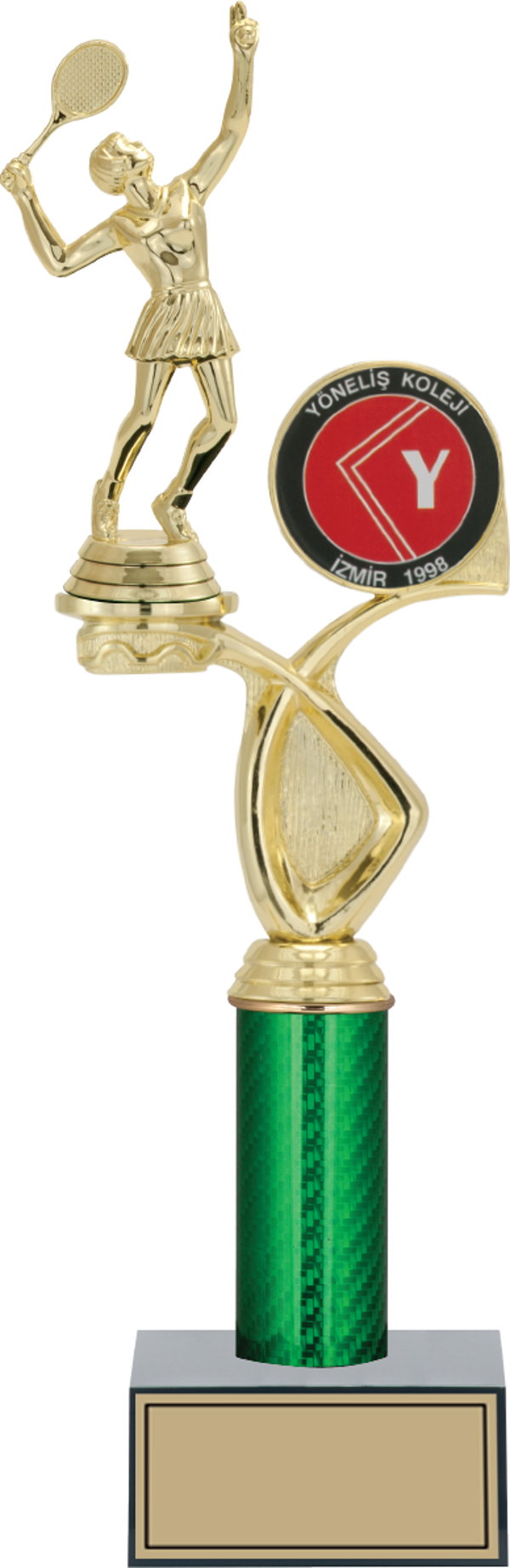ODAK KUPA - Figürlü Kupalar - Tenis Kadın Figürlü Kupalar FG-018 B - 39 cm - Image 1