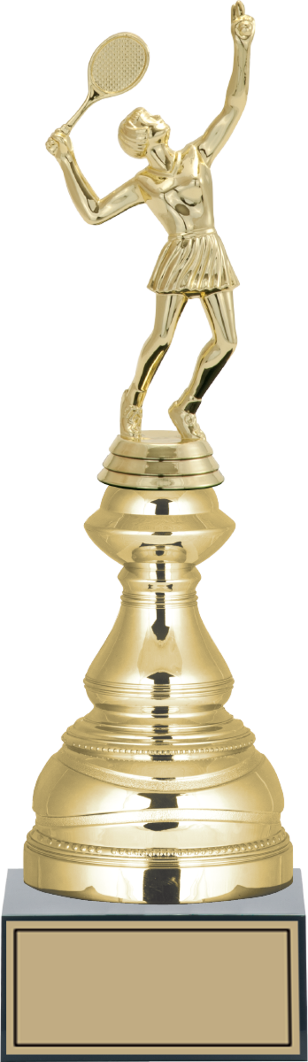 ODAK KUPA - Figürlü Kupalar - Tenis Kadın Figürlü Kupalar FG-023 A - 33 cm - Image 1