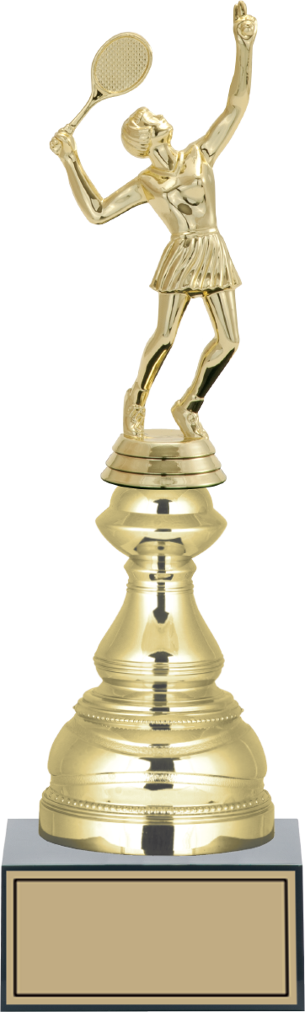 ODAK KUPA - Figürlü Kupalar - Tenis Kadın Figürlü Kupalar FG-023 B - 32 cm - Image 1