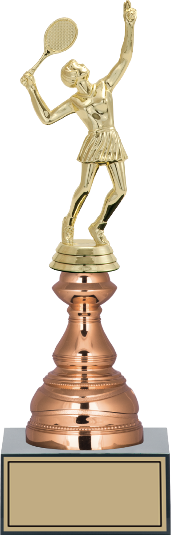 ODAK KUPA - Figürlü Kupalar - Tenis Kadın Figürlü Kupalar FG-024 C - 30 cm - Image 1