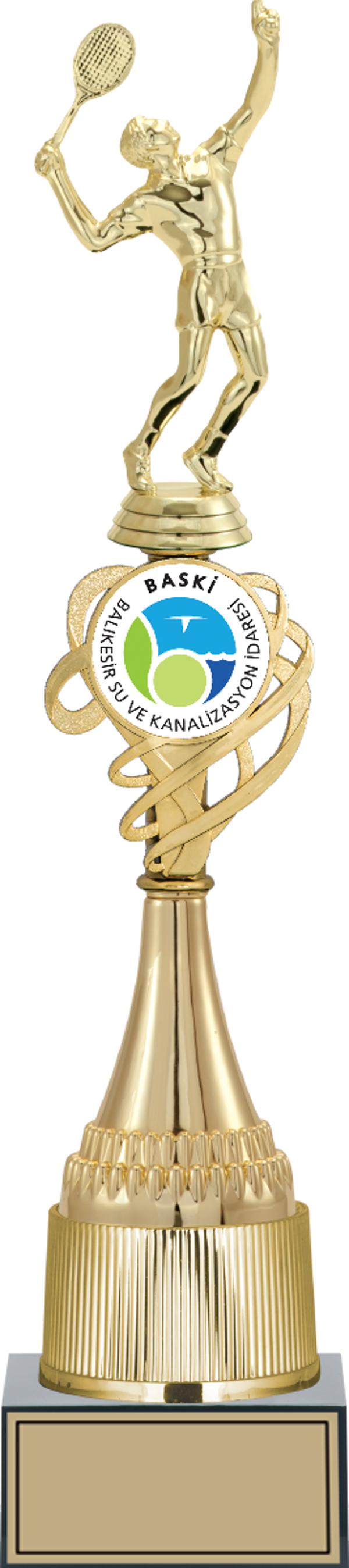 ODAK KUPA - Figürlü Kupalar - Tenis Erkek Figürlü Kupalar FG-036 A - 44 cm - Image 1